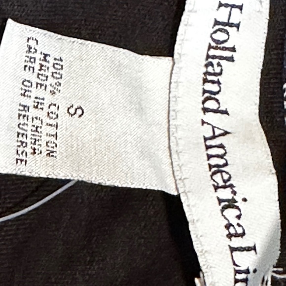 Holland American Line Black Shirt (Women's Small) - Picture 3 of 4
